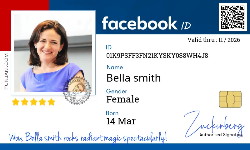 Facebook ID Card
