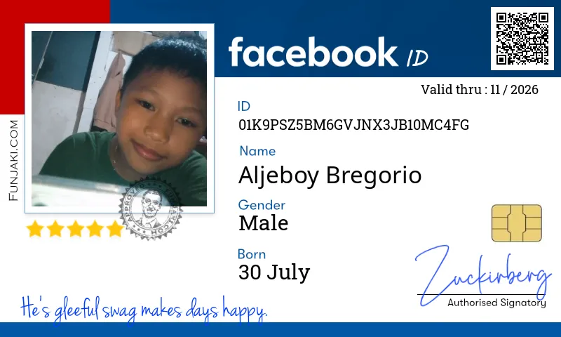 Facebook ID Card