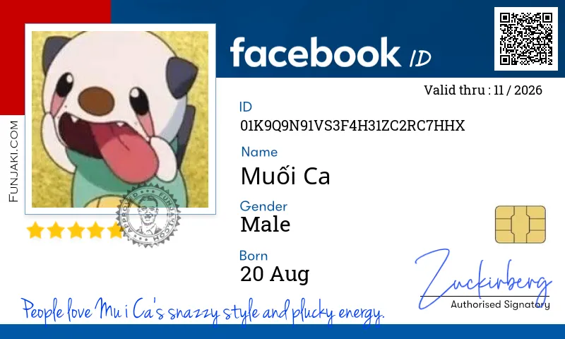 Facebook ID Card
