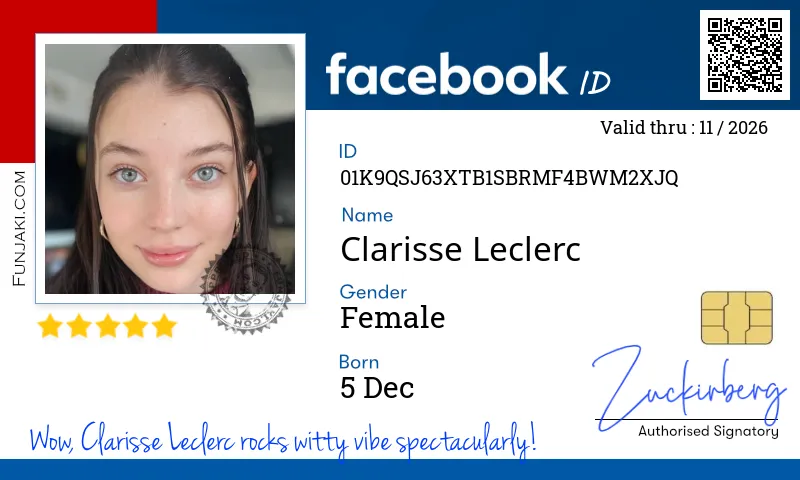 Facebook ID Card
