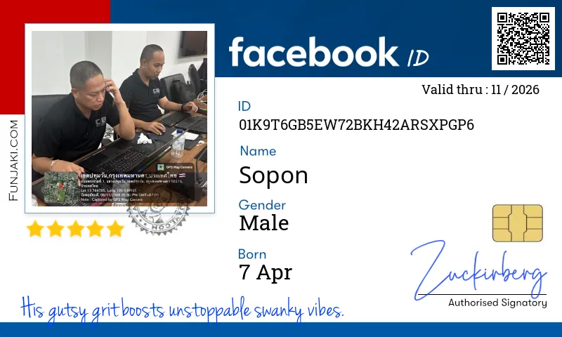 Facebook ID Card