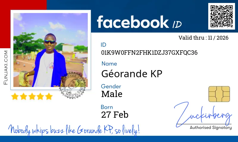 Facebook ID Card