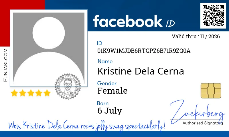 Facebook ID Card