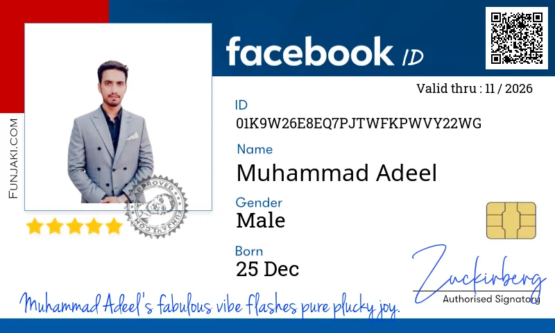 Facebook ID Card