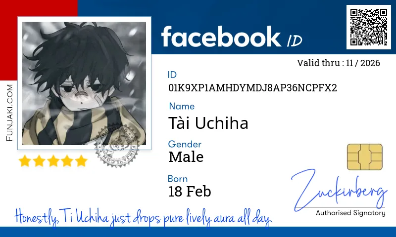 Facebook ID Card
