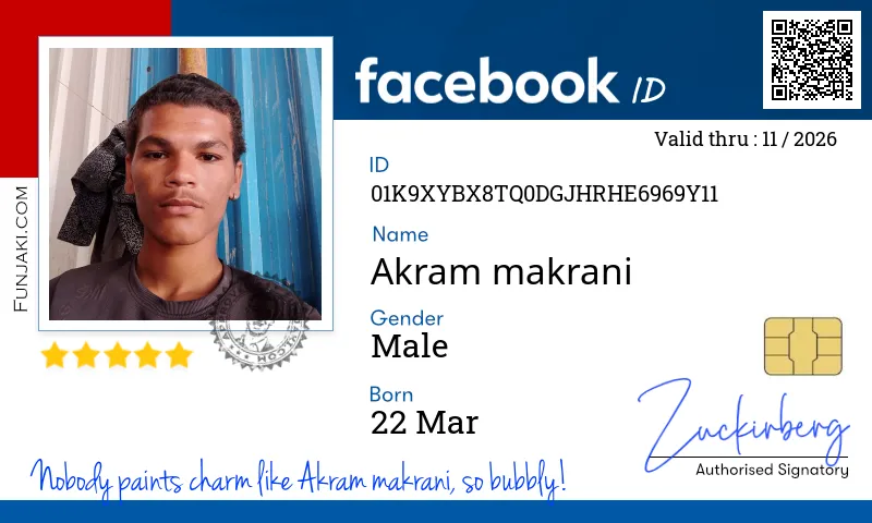 Facebook ID Card