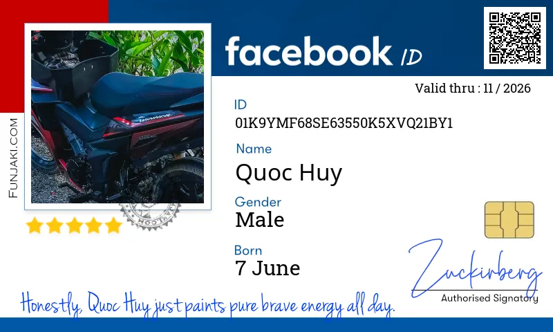 Facebook ID Card