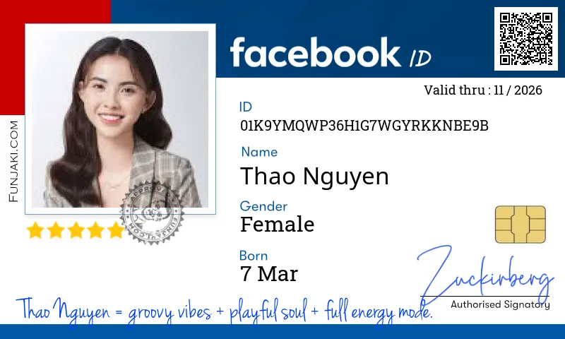 Facebook ID Card