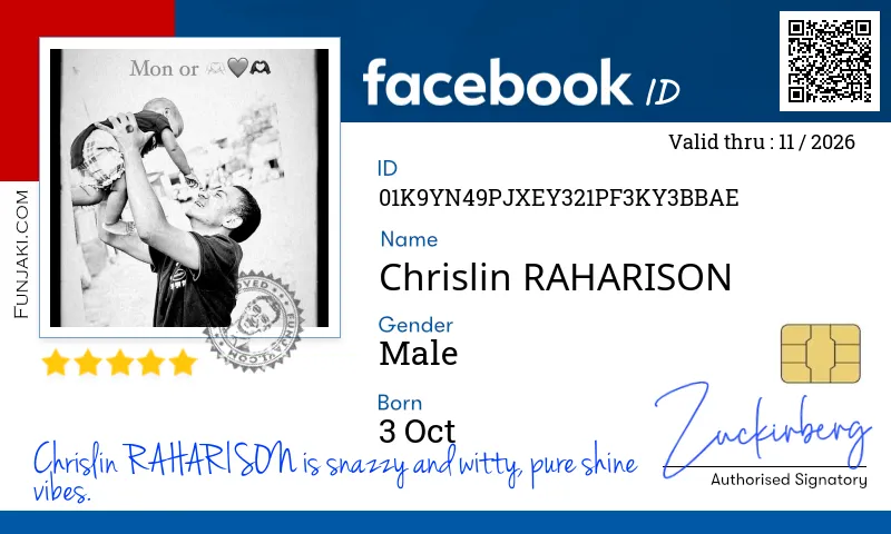 Facebook ID Card