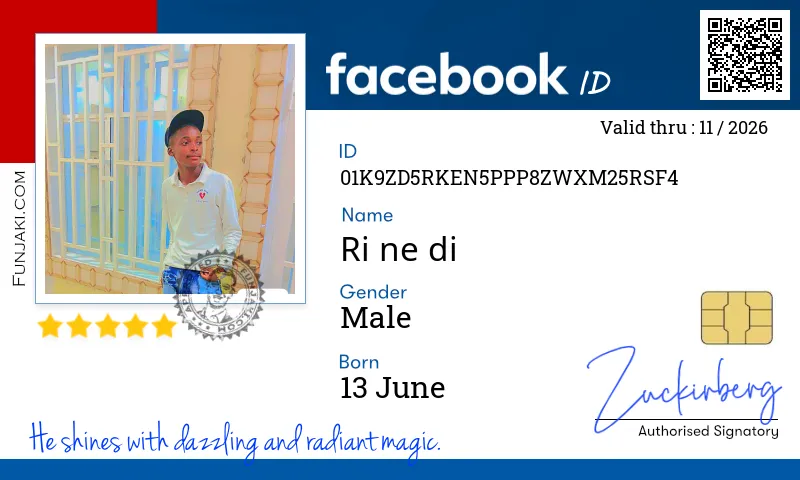 Facebook ID Card