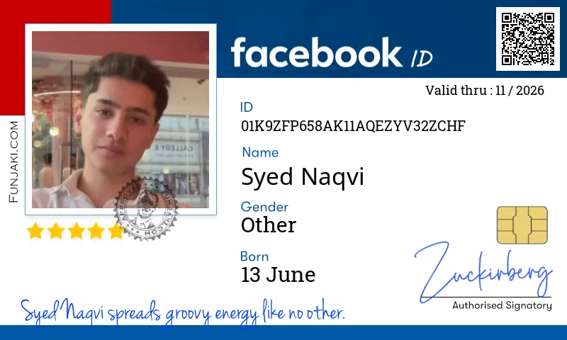 Facebook ID Card