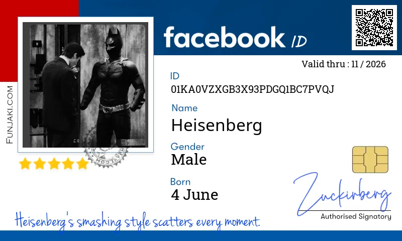 Facebook ID Card