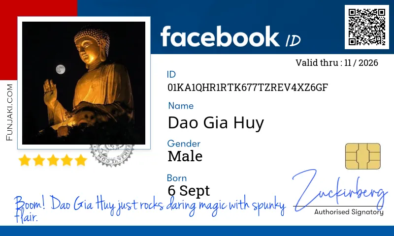 Facebook ID Card