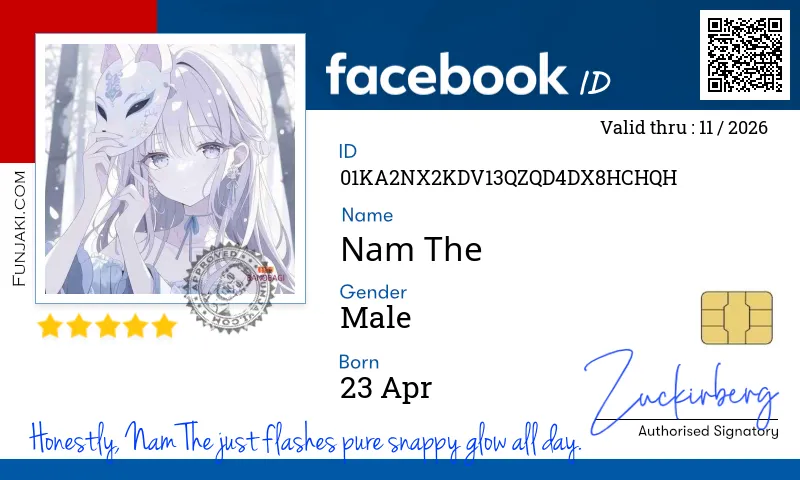 Facebook ID Card