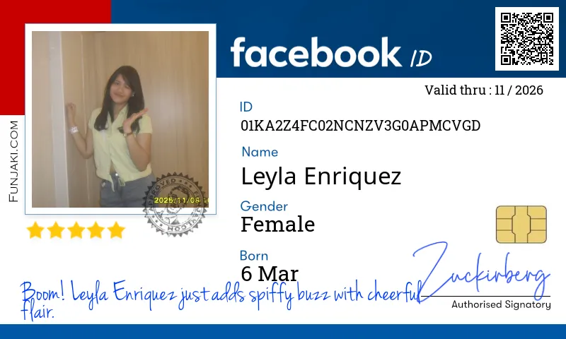 Facebook ID Card