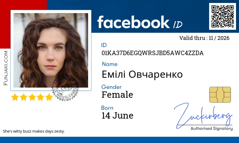 Facebook ID Card