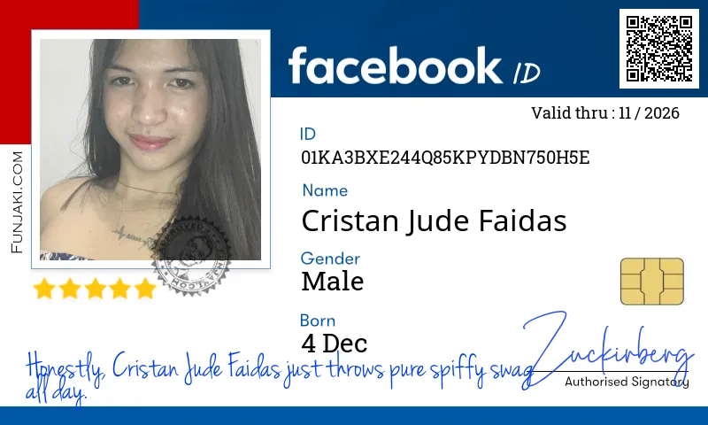 Facebook ID Card