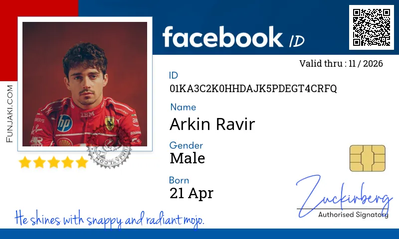 Facebook ID Card