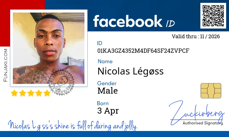 Facebook ID Card