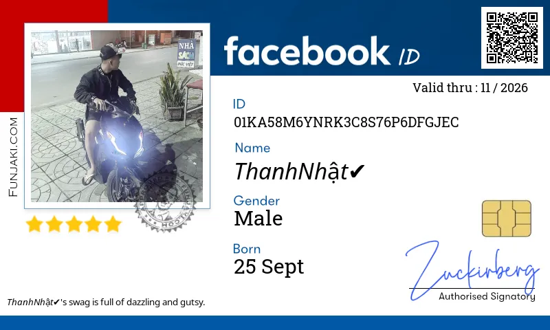 Facebook ID Card