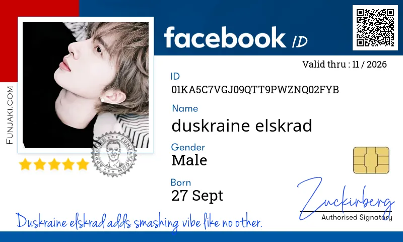 Facebook ID Card