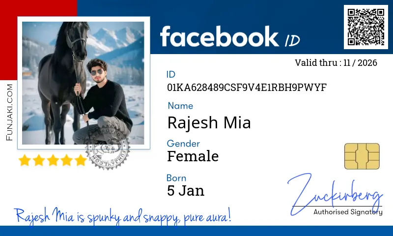 Facebook ID Card