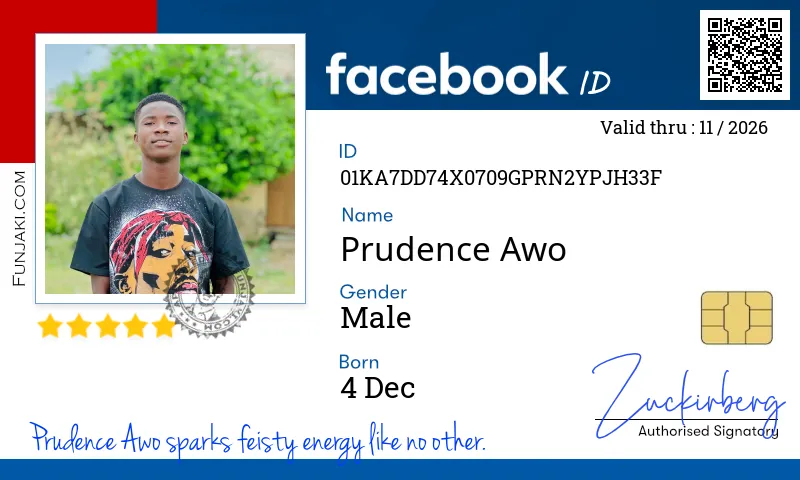 Facebook ID Card