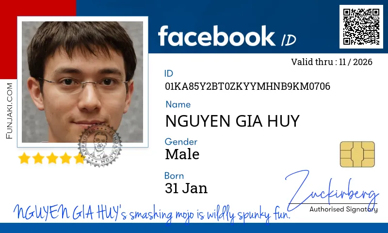 Facebook ID Card