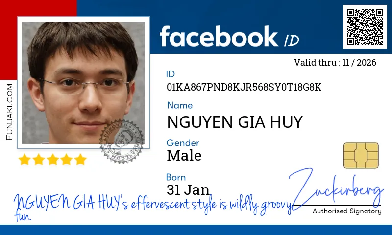 Facebook ID Card
