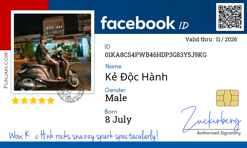 Facebook ID Card