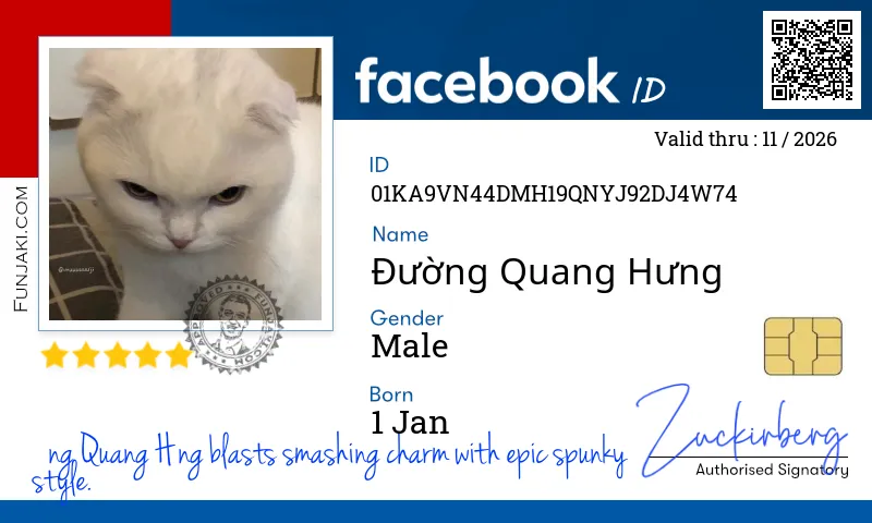 Facebook ID Card