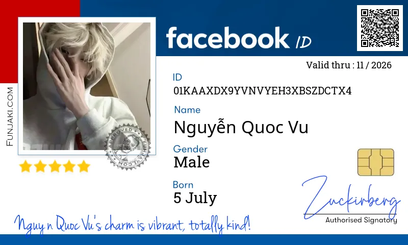 Facebook ID Card