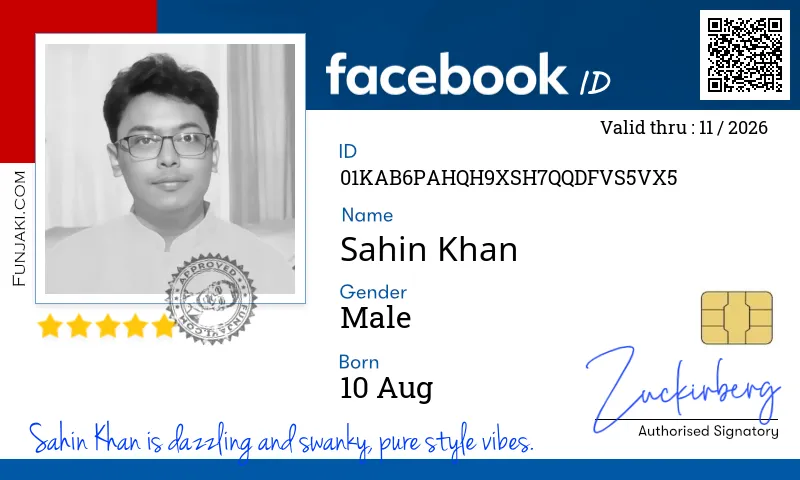 Facebook ID Card