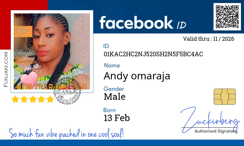 Facebook ID Card