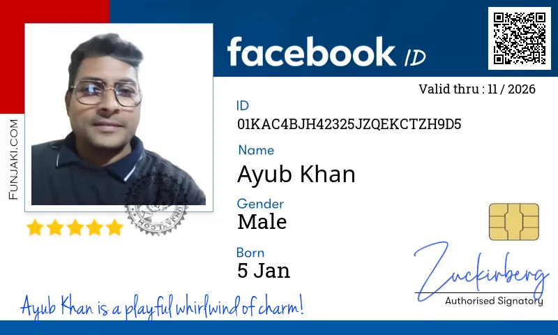 Facebook ID Card