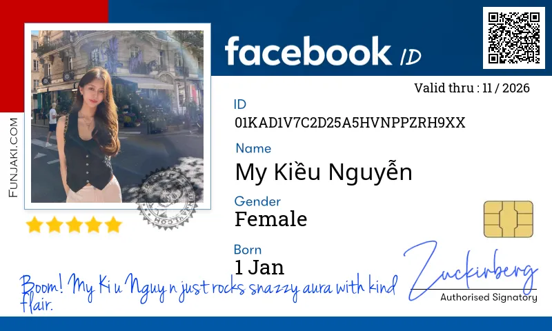 Facebook ID Card