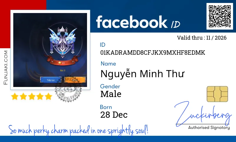 Facebook ID Card