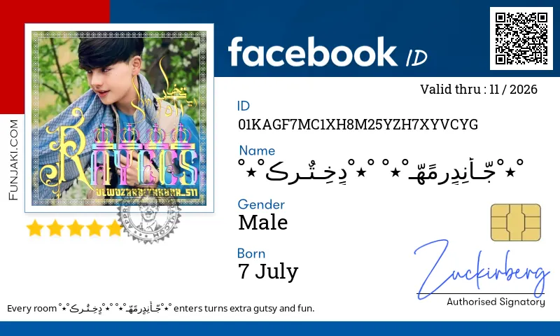 Facebook ID Card