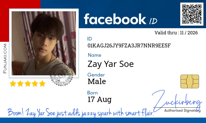 Facebook ID Card