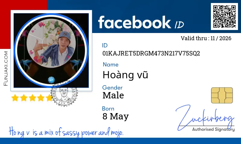 Facebook ID Card