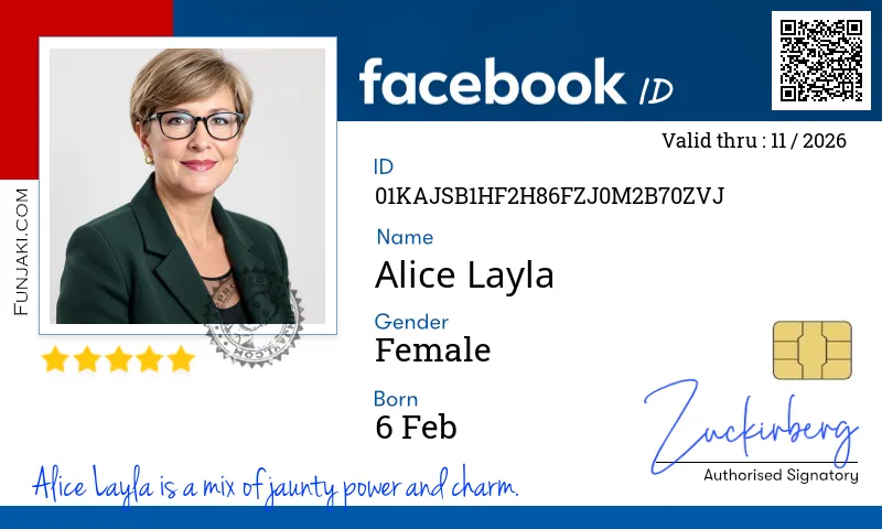 Facebook ID Card