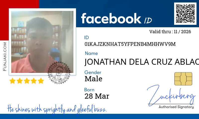 Facebook ID Card