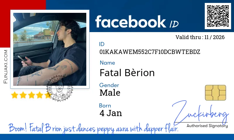 Facebook ID Card