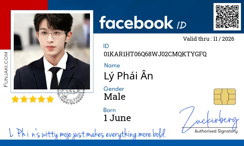 Facebook ID Card