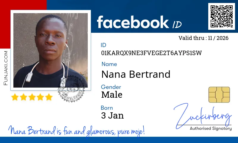 Facebook ID Card