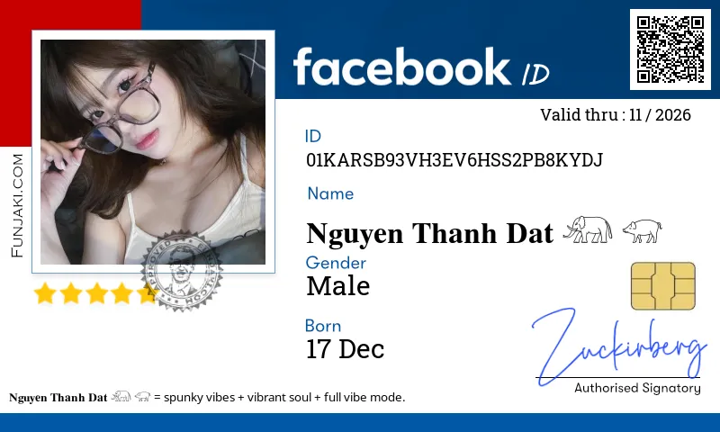 Facebook ID Card