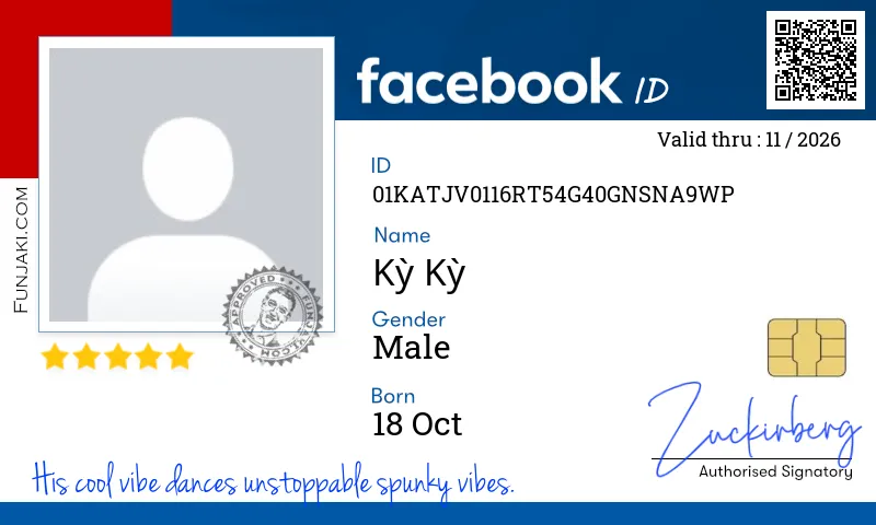 Facebook ID Card
