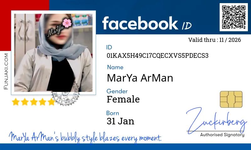 Facebook ID Card