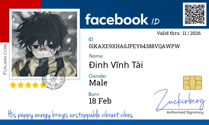 Facebook ID Card
