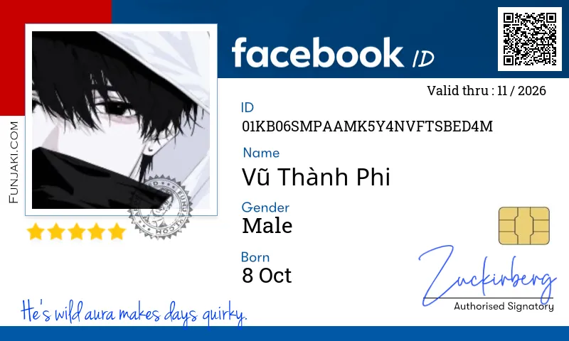 Facebook ID Card
